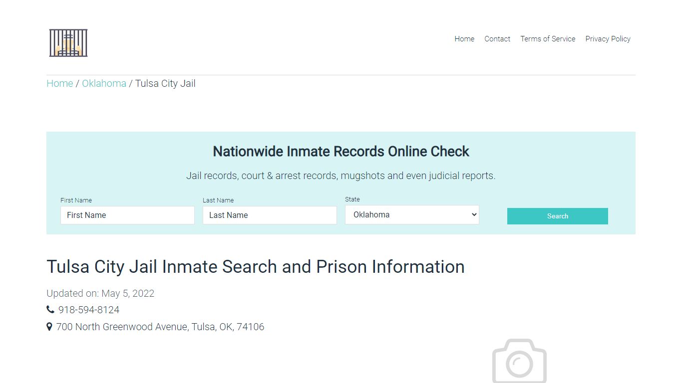 Tulsa City Jail Inmate Search, Visitation, Phone no ...